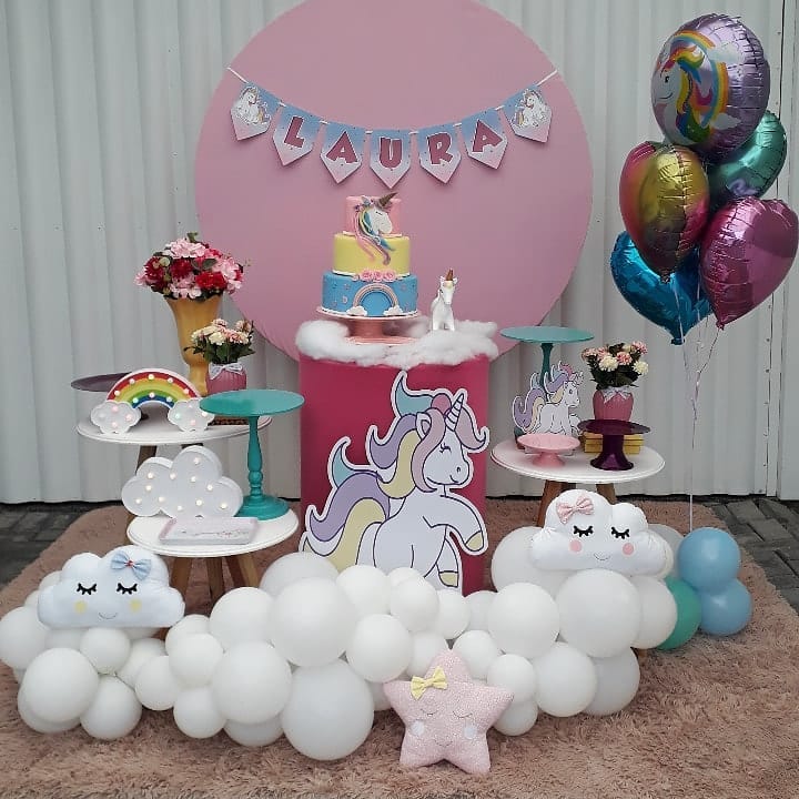 Decoración con unicornios: +30 Ideas para ambientar celebraciones y  espacios  Ideas de fiesta unicornio, Decoracion unicornio cumpleaños,  Decoracion fiesta unicornio