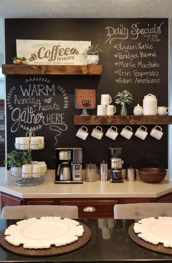 Coffee bar en casa | Como hacer una barra de café