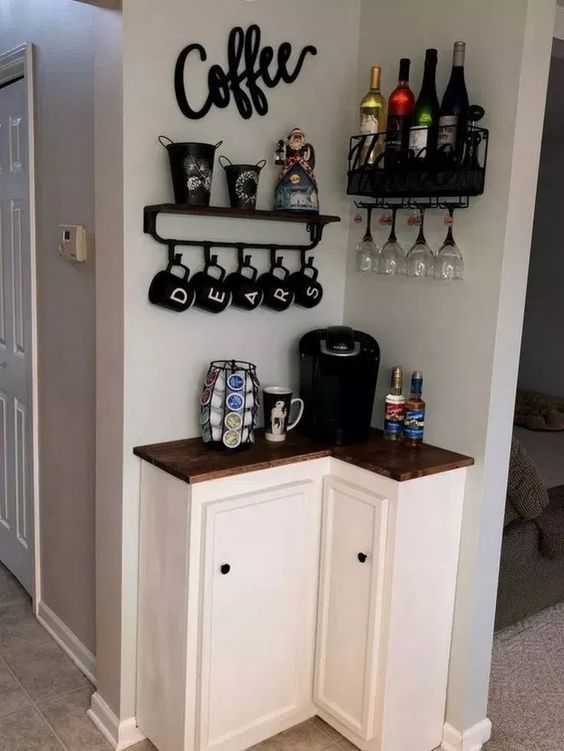 Coffee bar en casa | Como hacer una barra de café