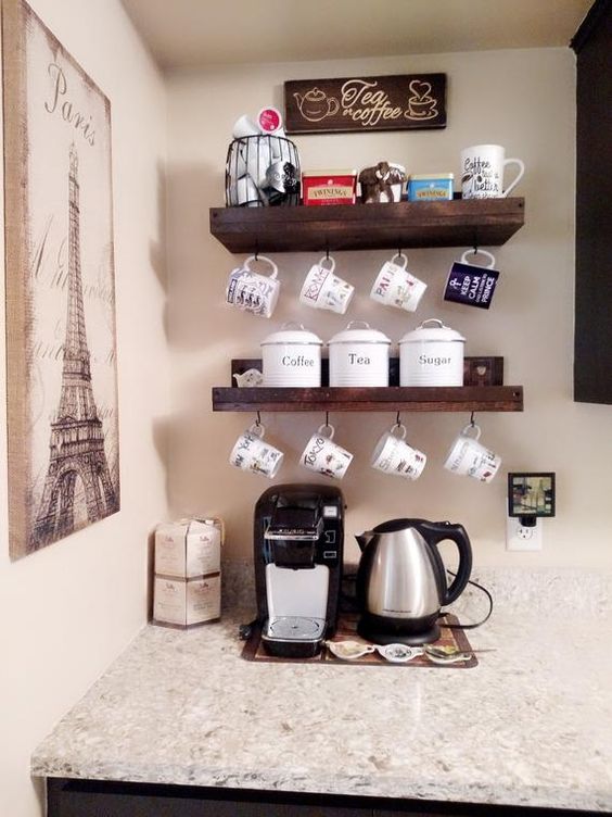 Coffee bar en casa | Como hacer una barra de café