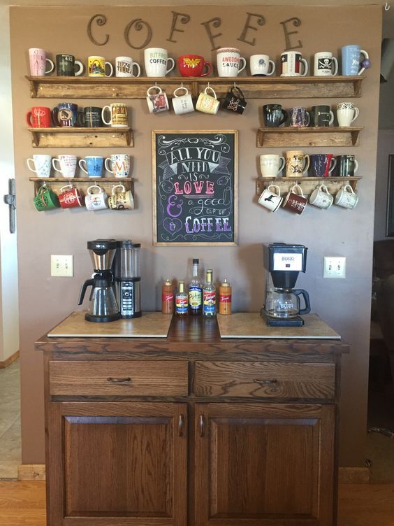 Coffee bar en casa | Como hacer una barra de café