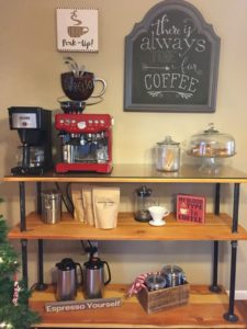 Coffee bar en casa | Como hacer una barra de café