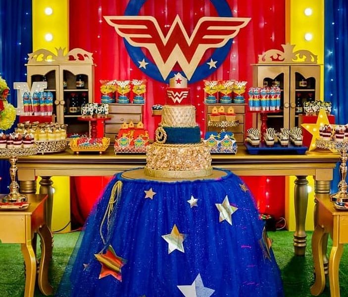 Hacer insertar movimiento Fiesta de Wonder Woman | Decoración de la mujer maravilla