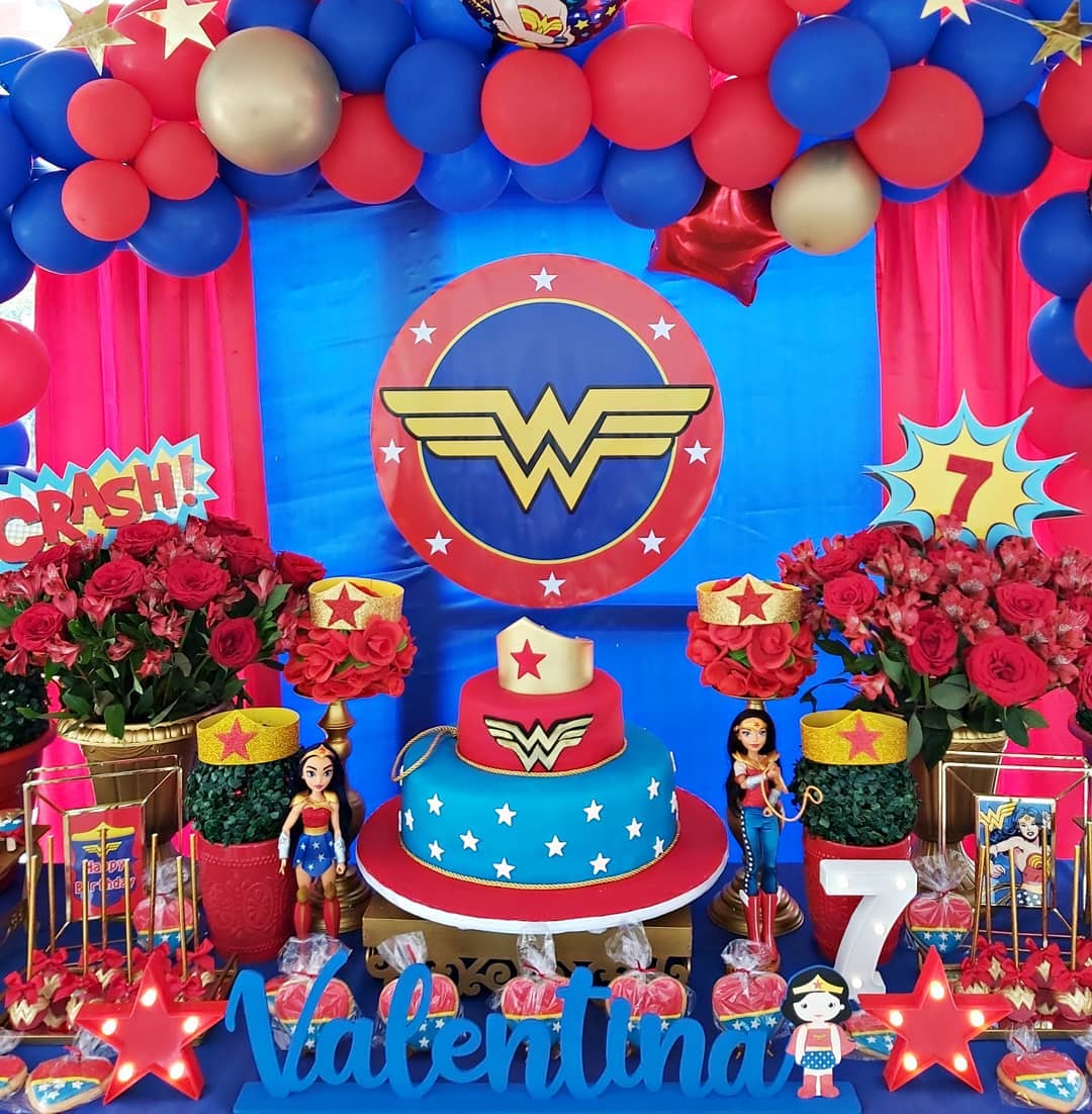Fiesta de Wonder Woman | Decoración de la mujer maravilla