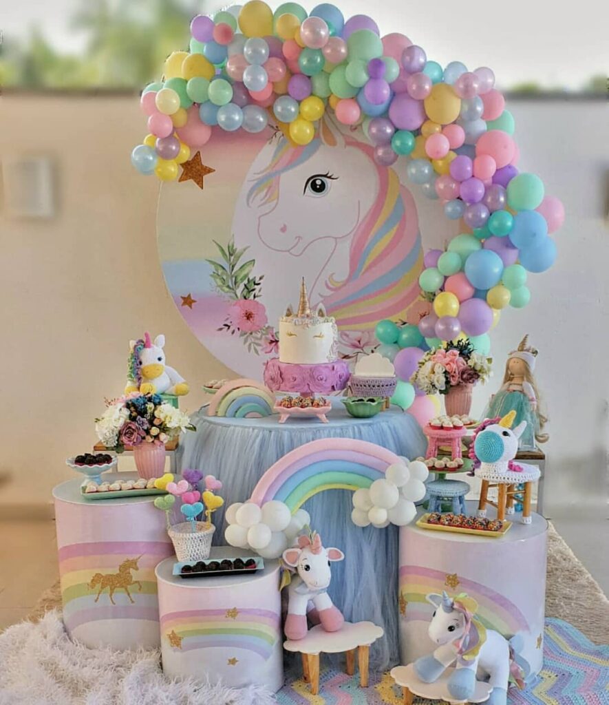 97 Ideas de decoración de Cumpleaños de Unicornios  Ideas de fiesta  unicornio, Fiestas de cumpleaños unicornio, Fiesta tema unicornio