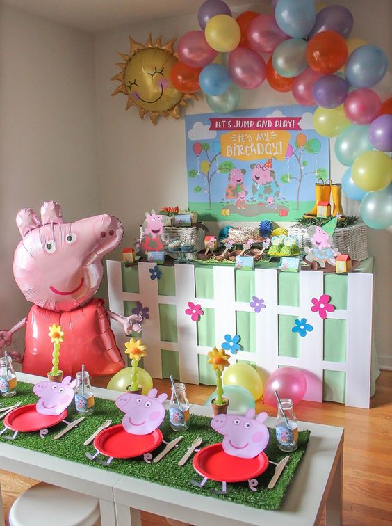 ideas para cumpleaños de ppepa pig