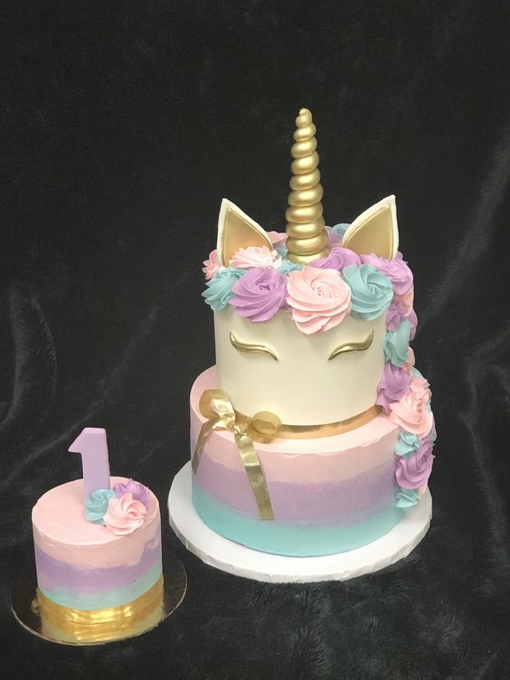 pastel de unicornio
