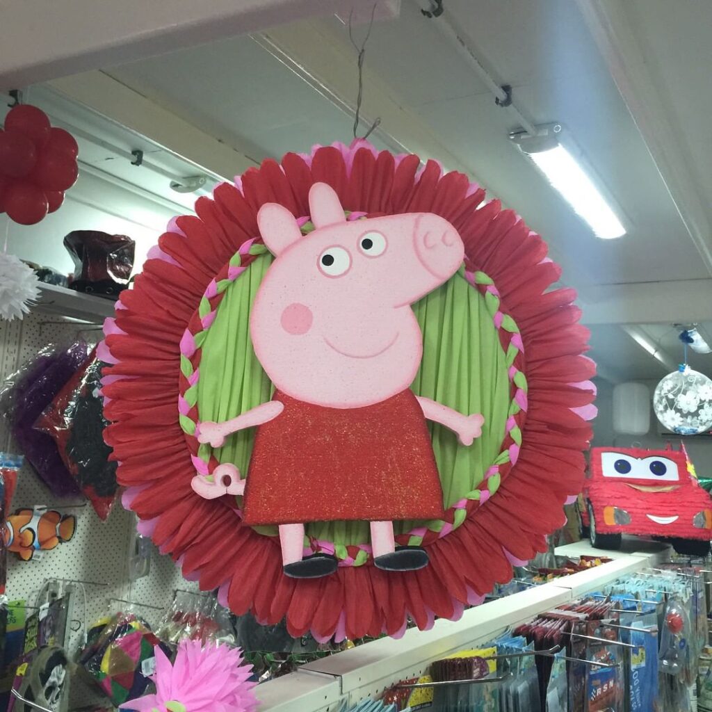 piñata de tambor de peppa pig