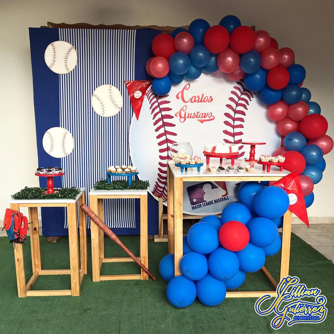 Fiesta de beisbol Ideas para decorar esta temática de cumpleaños