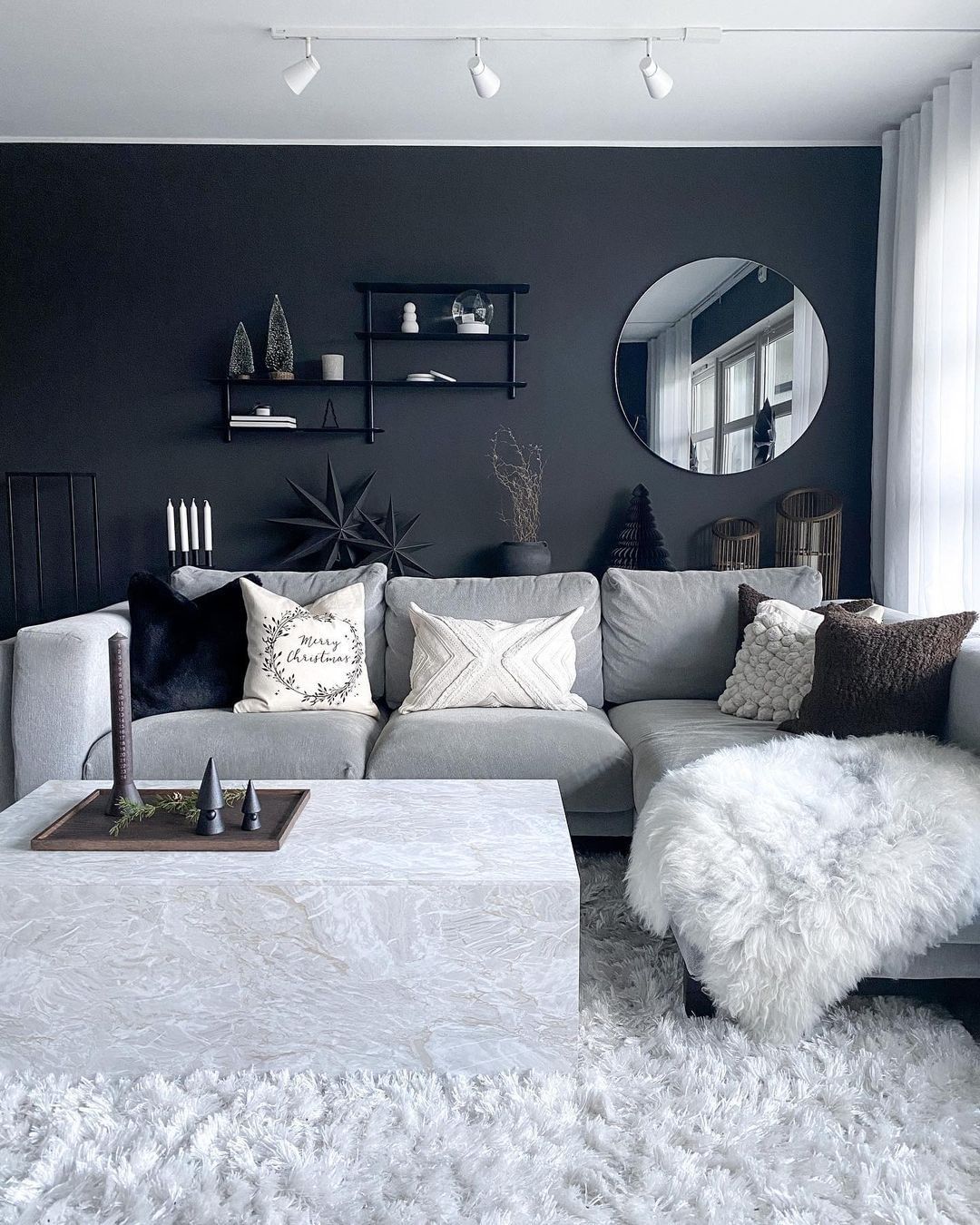 como decorar salas grises modernas