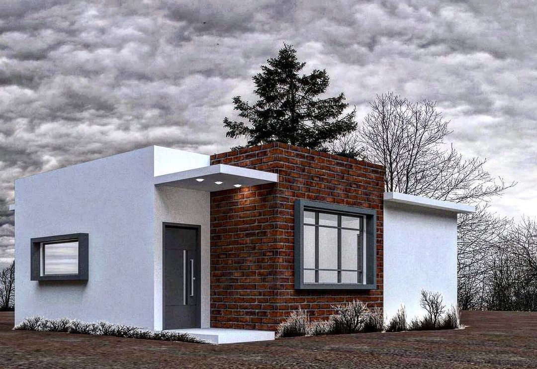 Fachadas de casas pequeñas | Diseños modernos, sencillos y bonitos