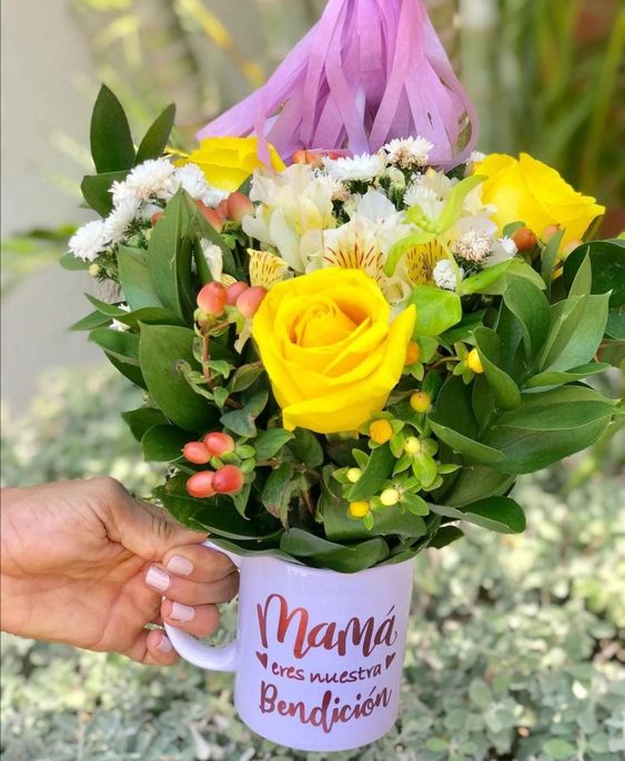 ideas para regalar flores el dia de las madres