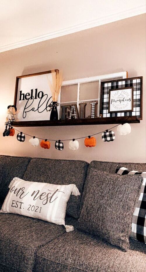ideas para decorar la sala en halloween