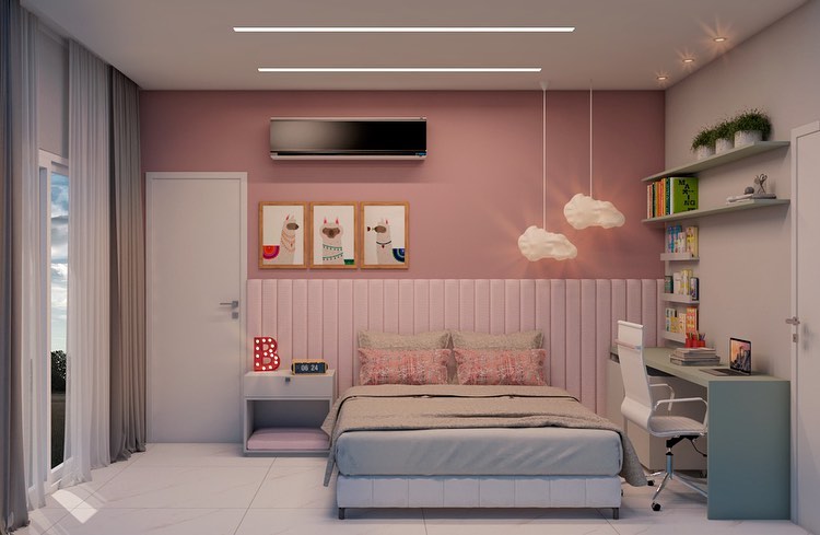 como decorar una habitacion rosa