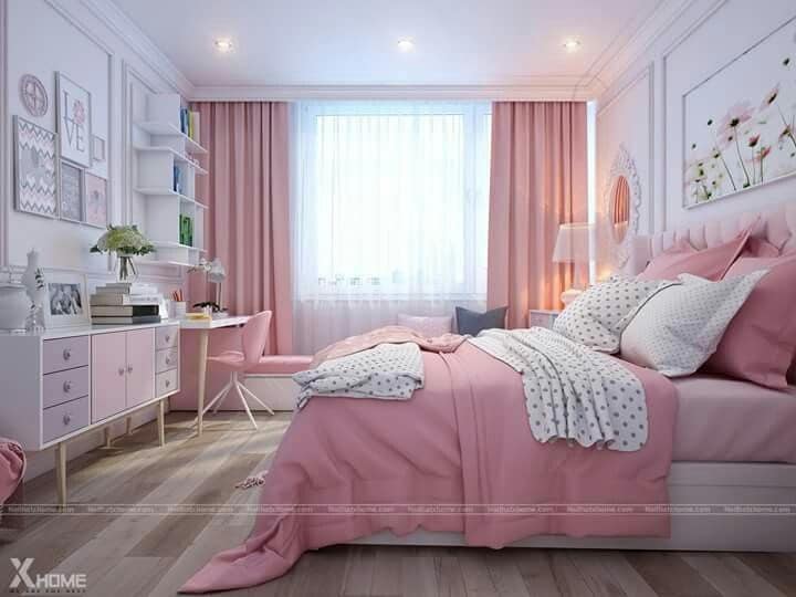 dormitorios rosados