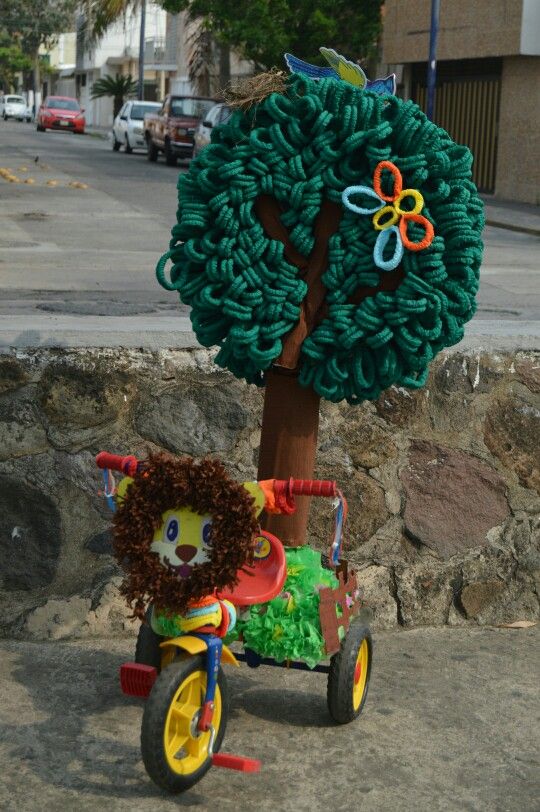 triciclo para festival de primavera