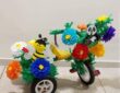 triciclos decorados de primavera